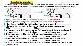 Exercice La pression 1APIC [upl. by Aeslehs]