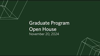 UBC SALA  2024 Graduate Program Open House [upl. by Letram]