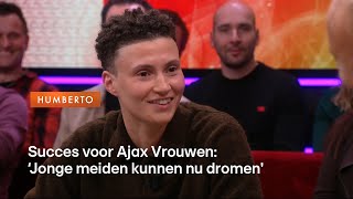 KayLee de Sanders over succes van Ajax Vrouwen  HUMBERTO [upl. by Aiotal]