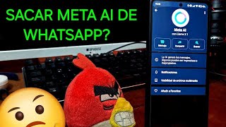 Como desactivar la IA de WhatsApp de manera fácil [upl. by Annirtak492]