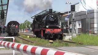 Stoomlocomotief 78 468 in Halle [upl. by Kristoffer]