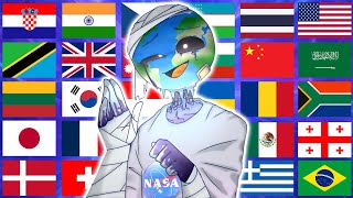 Countryhumans in 70 Languages Meme [upl. by Seravaj]