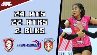 Mylene Paat Highlights Leg 2 Nakhon Ratchasima Vs Nakornnont  🇹🇭 VTL 202122 [upl. by Bigner163]