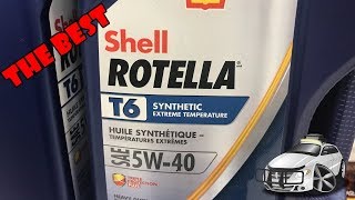 Rotella T6 5W 40 Synthetic  The Best All Around Motor Oil Vanlife [upl. by Kape319]