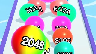 Ball Run 2048 Infinity  Satisfying Mobile Games New Update [upl. by Lepper]