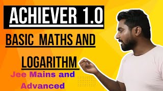 Basic maths and Logarithm live jee iitjee iit [upl. by Bronwen]