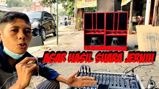 CARA MUDAH SETTING MIXER EQUALIZER CROSOVER DAN POWER [upl. by Notslar]