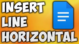 How to Make or Insert Horizontal Line in Google Docs  How to Add Horizontal Line in Google Docs [upl. by Whitby]