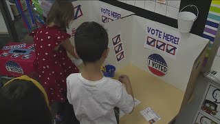 Waukee 1st graders vote in unique election [upl. by Bezanson]