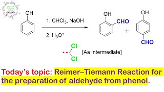 ReimerTiemann Reaction Part 1 Basic Concept and Mechanism [upl. by Roel971]