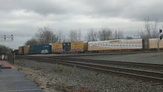 NS local freight train backing into the yard [upl. by Marcella]