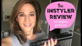 The Instyler Review  Best Straightener for Thick Hair [upl. by Brinkema]