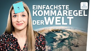 Unfassbar einfache Kommaregel I einfach lernen I Eselsbrücke [upl. by Verena]