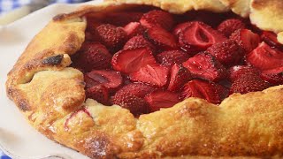 Strawberry Tart Recipe Demonstration  Joyofbakingcom [upl. by Marv]