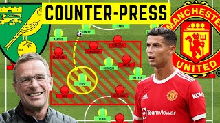 Is Rangnicks GEGENPRESS Working Norwich 01 Man Utd Tactical Analysis  Ronaldo Penalty 2021 [upl. by Lenard494]