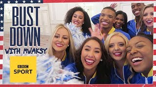 Mwaksy learns fitness secrets of elite NFL cheerleaders amp some cool new moves  BBC Sport [upl. by Borries]