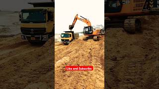 JCB EXCAVATOR LOADING TRUCK 🤩🤔🤩 jcb truck excavator [upl. by Weksler]