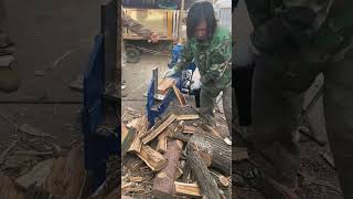 Part 86 Machine Wood Splitting Machine Hydraulic Wood Splitting Machine Hire someone to split the [upl. by Diad]