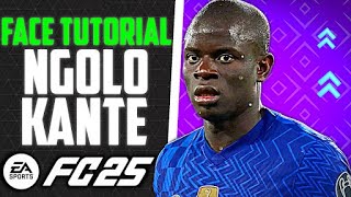 How to make NGOLO KANTE in EA FC 25  Pro ClubsCareer Mode Face Creation [upl. by Aed187]