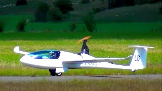 Motoplaneur Pipistrel Taurus takeoff from MillauLarzac LFCM [upl. by Zobkiw743]