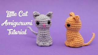 Little Cat Amigurumi  Crochet Tutorial [upl. by Ikcin]