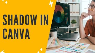 How to Create a Shadow Effect on Text in Canva [upl. by Standush]