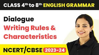 Dialogue Writing Format  Dialogue Writing Rules and Characteristics  Class 4  8 English Grammar [upl. by Brooks]