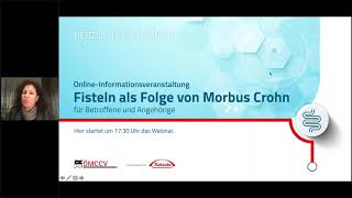 Fisteln als Folge von Morbus Crohn  Nachschau der OnlineInfoveranstaltung vom 24022021 [upl. by Aihgn]