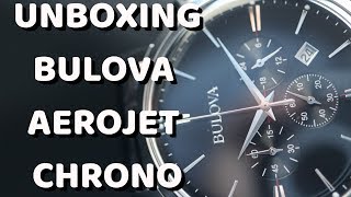 Unboxing reloj Bulova Aerojet Chrono  en español [upl. by Sonja]