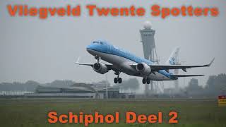 Vliegveld Twente Spotters Schiphol 2024 Deel 2🤙🤙🤙🤙🤙 [upl. by Bachman813]