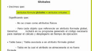 2 Tabla Base De Una Fórmula Global Profundización en GeneXus X Ev1 [upl. by Skippie]