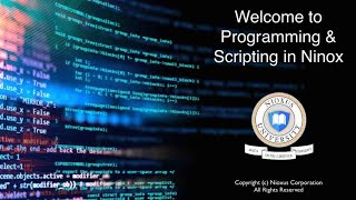 Welcome to Programming in Ninox [upl. by Esdras]