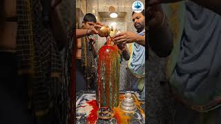 Shiva abhishekam with mruthyunajamantra lordshiva abhishekam shorts ytshorts [upl. by Haeel171]