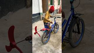 Homemade air Bike ebike diy toys bike [upl. by Mayne]