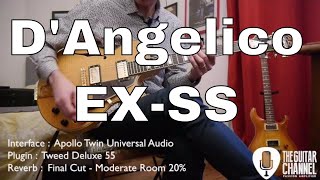 Guitar Review  DAngelico model EX SS [upl. by Mcmath740]