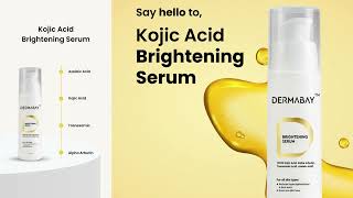 Kojic Acid Brightening Serum by Dermabay [upl. by Enialehs]