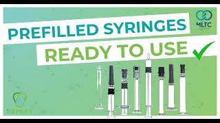 STERILE PREFILLED SYRINGES  READY TO USE [upl. by Kendal]