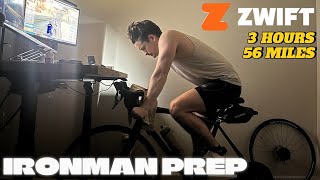 Biking a Half Ironman on Zwift  Ironman Prep  S1E10 [upl. by Carolina]