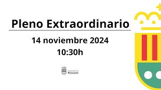 PLENO EXTRAORDINARIO  14 NOVIEMBRE de 2024 [upl. by Felise]