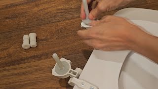 Mayfair Bemis Toilet Seat Installation  Quick and Easy [upl. by Blisse929]