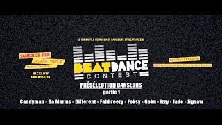 Beatdance Contest 2014 Présélection danseurs Part 1 [upl. by Nyraf684]