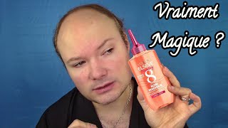 JE TESTE LE SOIN MAGIQUE EMBELLISSEUR INSTANTANÉ 8 SECONDES LORÉAL PARIS DANS MES CHEVEUX ABÎMÉS [upl. by Ellenuahs938]