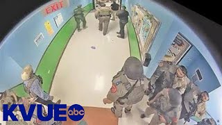 Graphic Content Warning Hallway footage obtained in Uvalde school shooting  KVUE [upl. by Asylla]