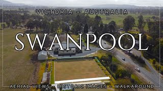 Aerial view  Historic images  Walkaround  Swanpool Victoria Australia [upl. by Ylla]