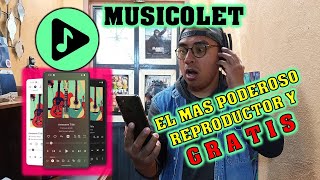 MUSICOLET EL REPRODUCTOR MAS PODEROSO DE PLAY STORE [upl. by Eifos]