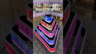 Canbestcustomizable interactive LED display in shopping malls ledfactory ledscreen led [upl. by Naujek]