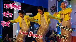 Florina Gogoi Live Dance  At Rajapara Kamrup Assam BidyaswarRChenel [upl. by Henriette]