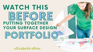 How to Format a Surface Pattern Design Portfolio  Elizabeth Silver [upl. by Kaczer]