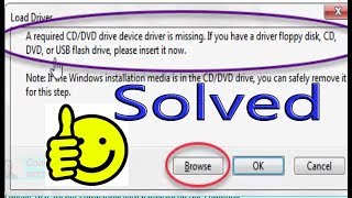 A Required CD DVD Drive Devices Driver is Missing If You Have a Driver Floppy DiskCDDVD Insert It [upl. by Tibbetts]