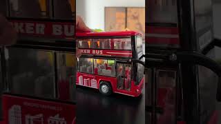 The doubledecker bus with open doors and music is here No child will refuse it Bus toys toy [upl. by Drarreg229]